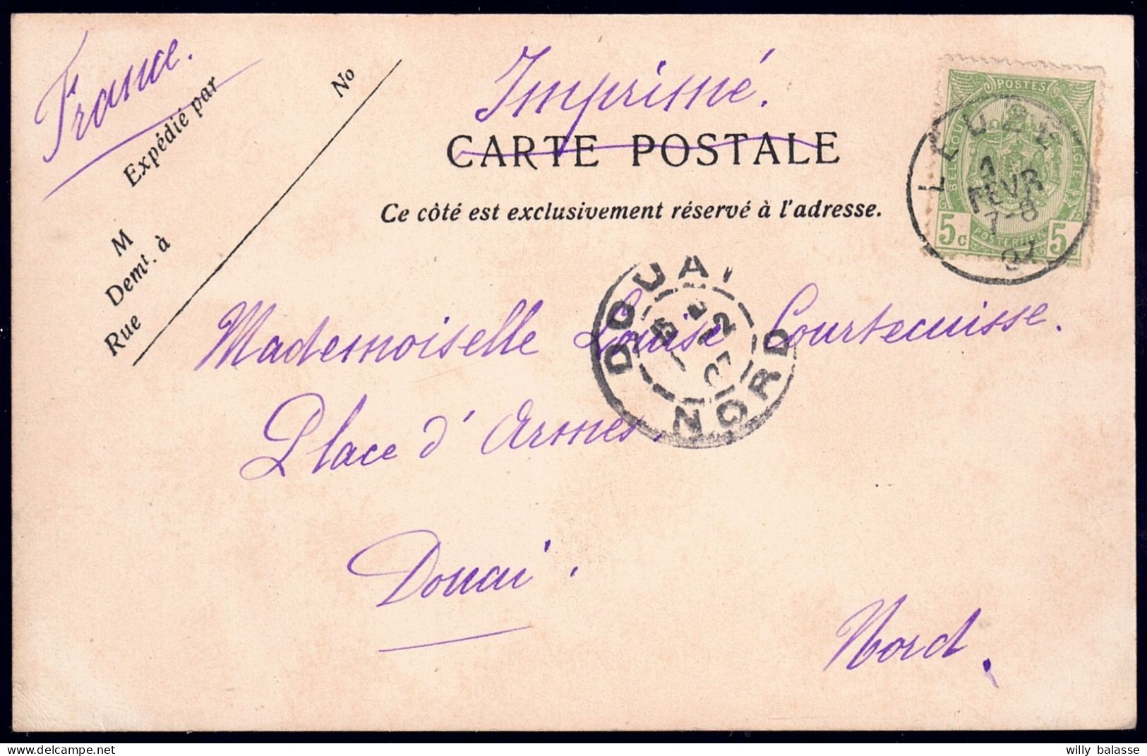 +++ CPA - LEUZE - Hospice Civil - 1907   // - Leuze-en-Hainaut