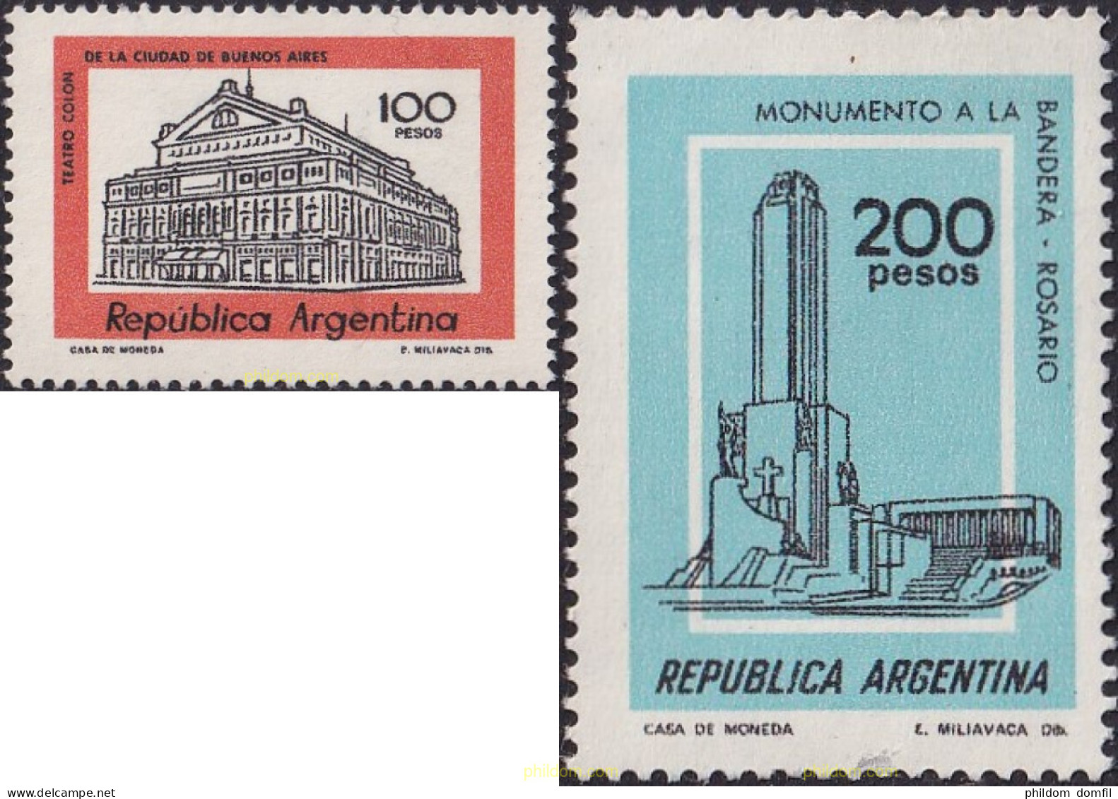 728929 MNH ARGENTINA 1979 SERIE CORRIENTE - Nuevos