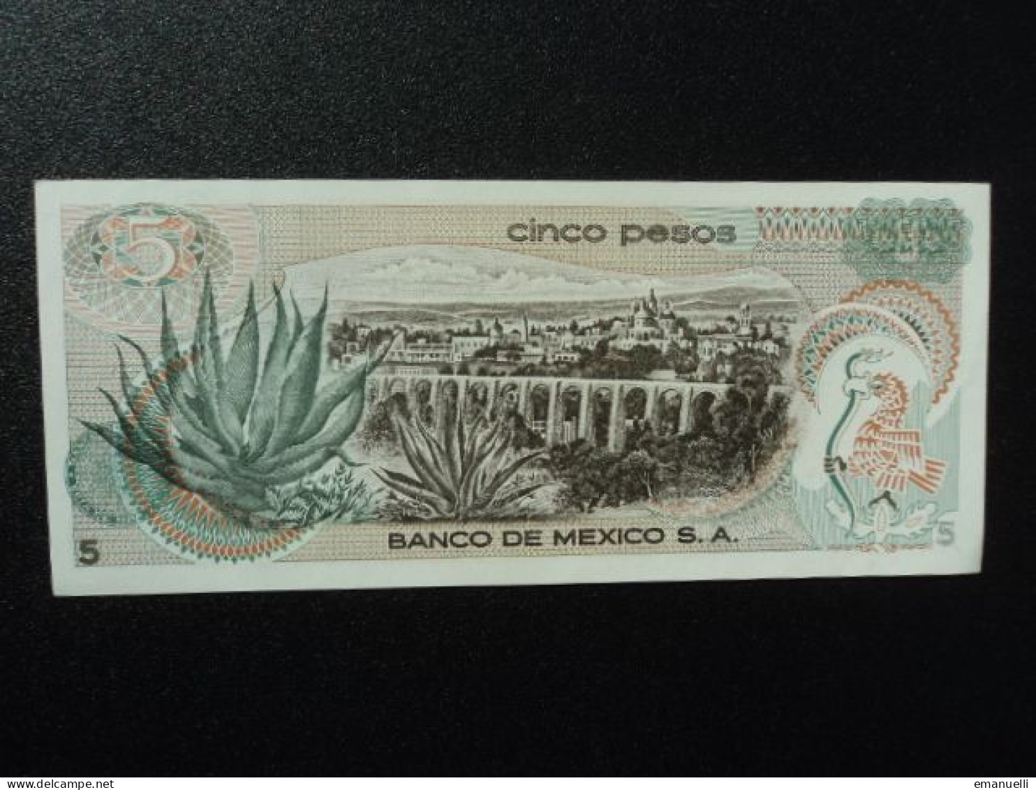 MEXIQUE : 5 PESOS   3.12.1969     P 62a      SPL - Mexiko