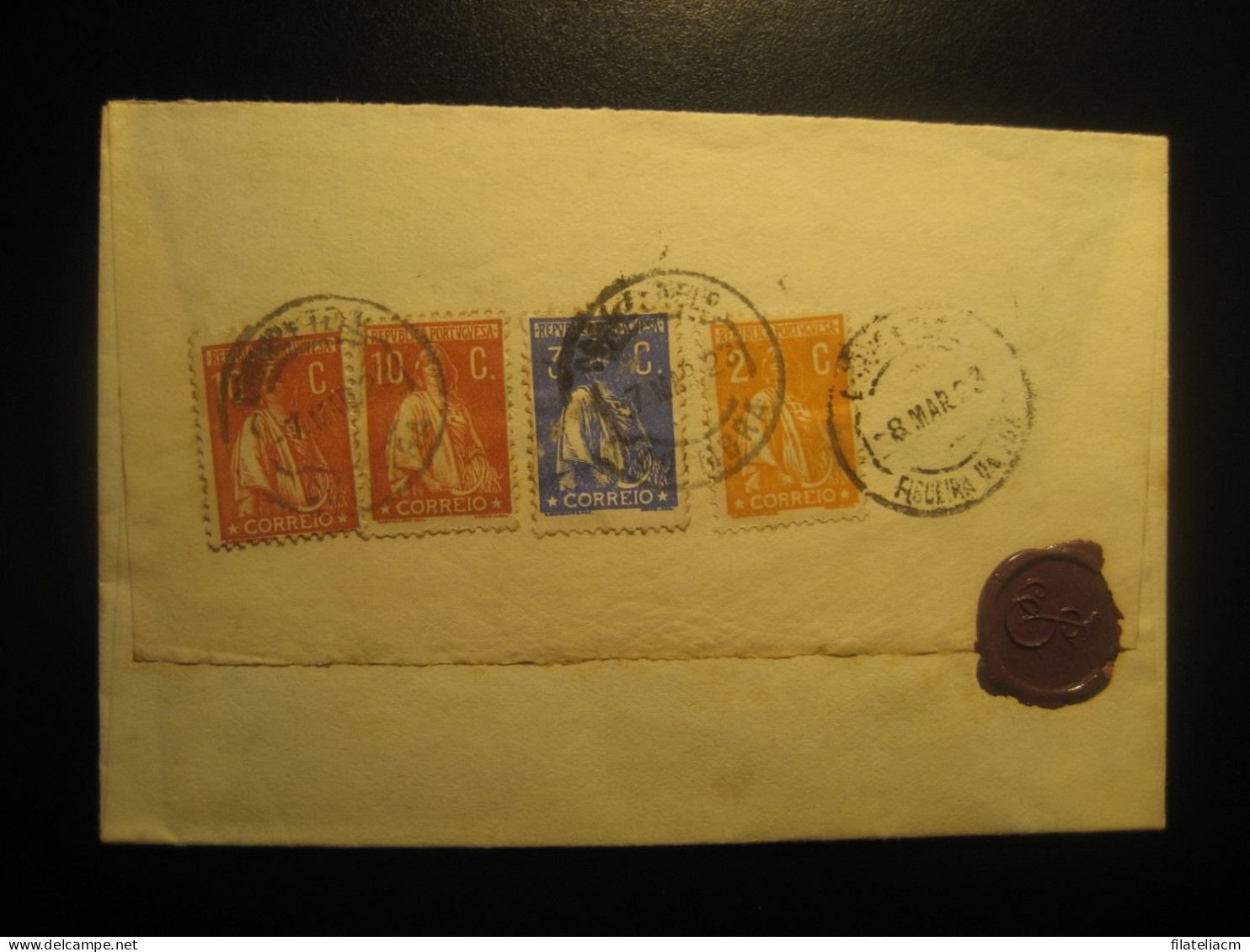 FIGUEIRA DA FOZ 1923 4 Stamp Ceres On Cancel Cover PORTUGAL - Briefe U. Dokumente