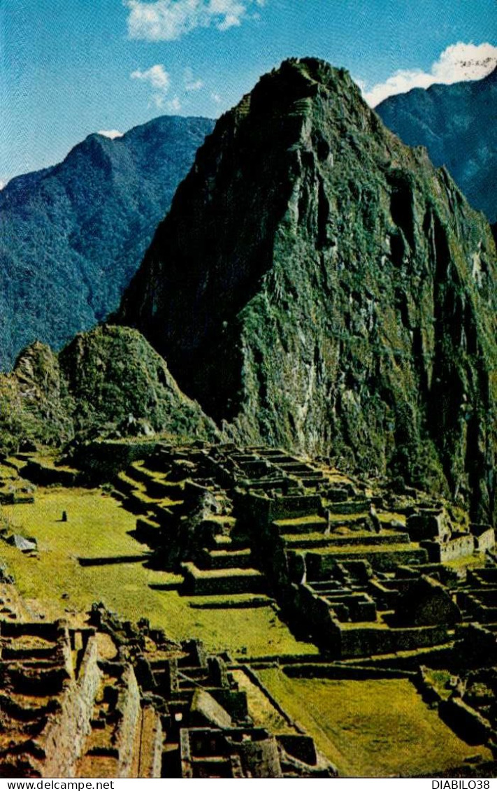 MACHUPICCHU  ( PEROU ) PANORAMIC VIEW - Pérou