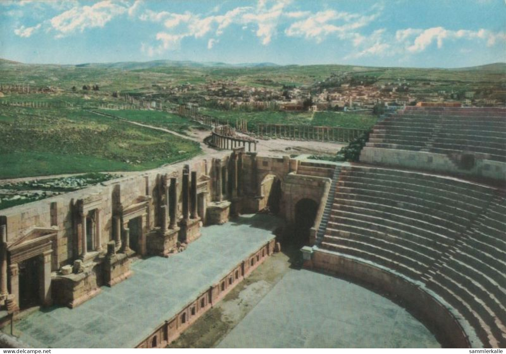 73558 - Jordanien - Gerase - Jerash - Amphitheater - Ca. 1980 - Jordania