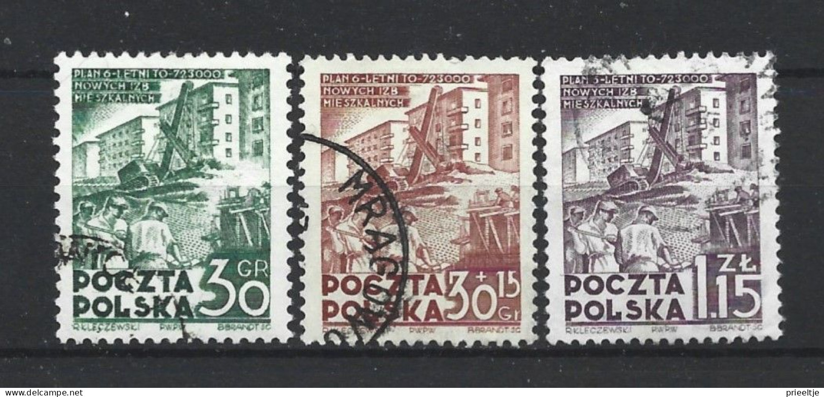 Poland 1951 Habitat Y.T. 627/628 (0) - Used Stamps