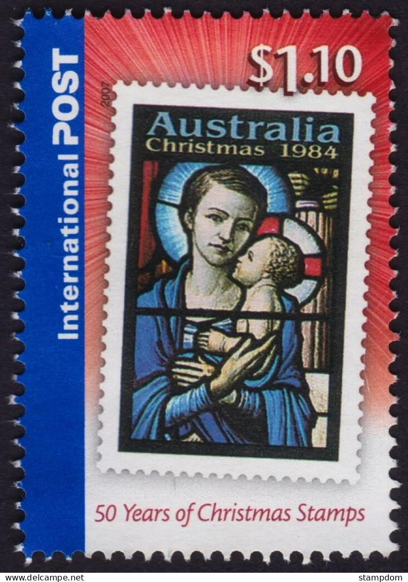 AUSTRALIA 2007 Christmas $1.10 Christmas Stamps Sc#2760 USED @O024 - Gebruikt