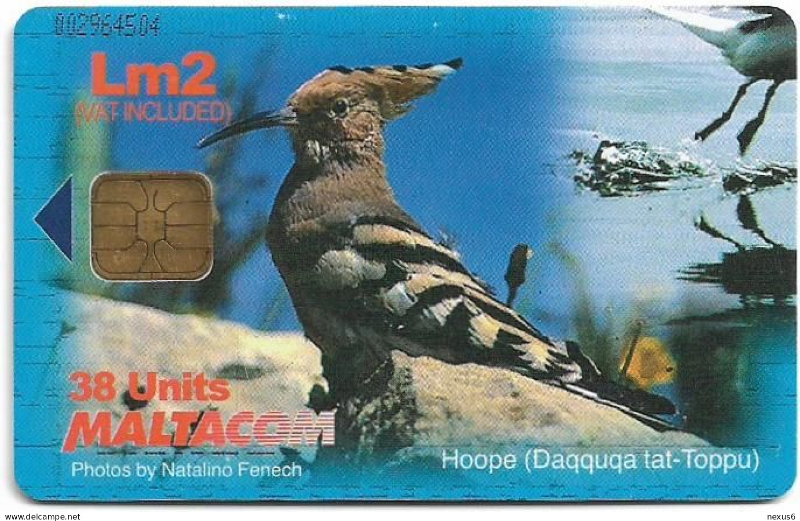 Malta - Maltacom - Birds Puzzle 3/4,  Hoope, 03.2002, 38U, 50.000ex, Used - Malta