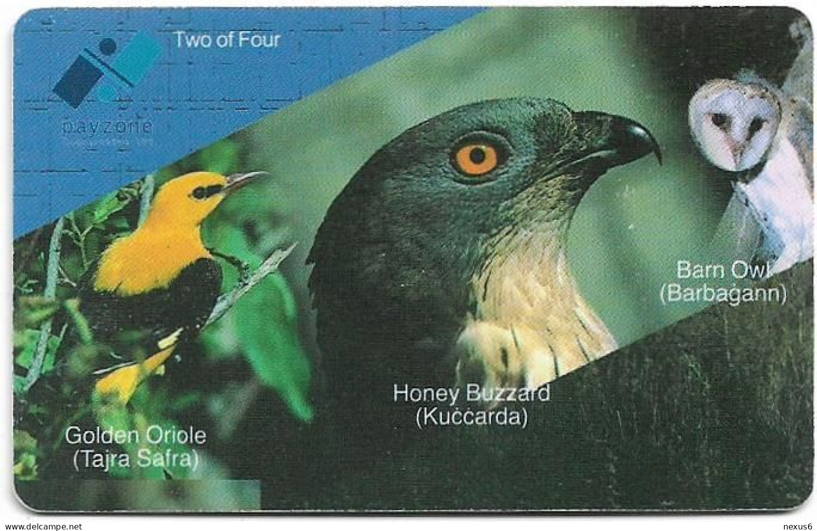 Malta - Maltacom - Birds Puzzle 2/4, Robin, 03.2002, 57U, 30.000ex, Used - Malta