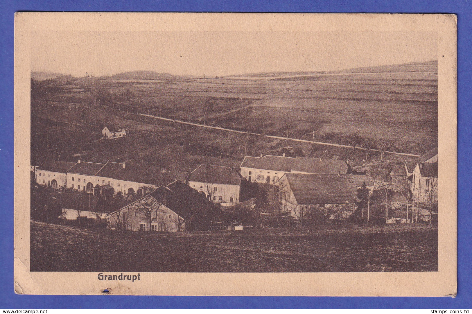 AK Grandrupt (Lothringen) Gelaufen Als Feldpost 1. Weltkrieg 1916 - Feldpost (postage Free)