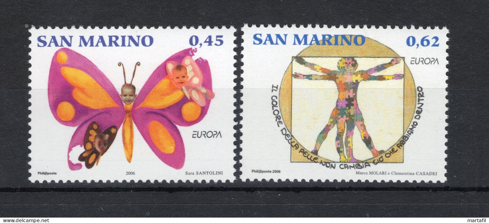 2006 SAN MARINO SET MNH ** 2110/2111 Europa, Europa CEPT - Nuovi