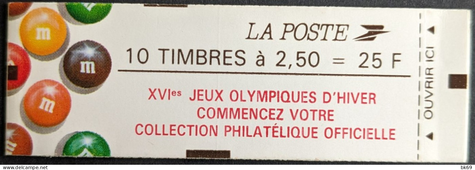 2715 C7 Conf. - Date 5/ 20.1.92 Publicité M&M's Carnet Fermé Briat 2.50F - Modernes : 1959-...