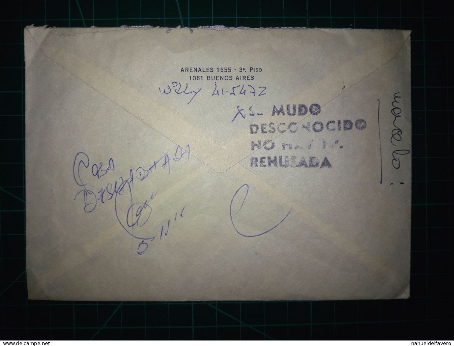 ARGENTINE; Enveloppe Cirulée Avec Affranchissement Mécanique Et Variété De Timbres Postaux à Destination De Cordoue. Ann - Oblitérés