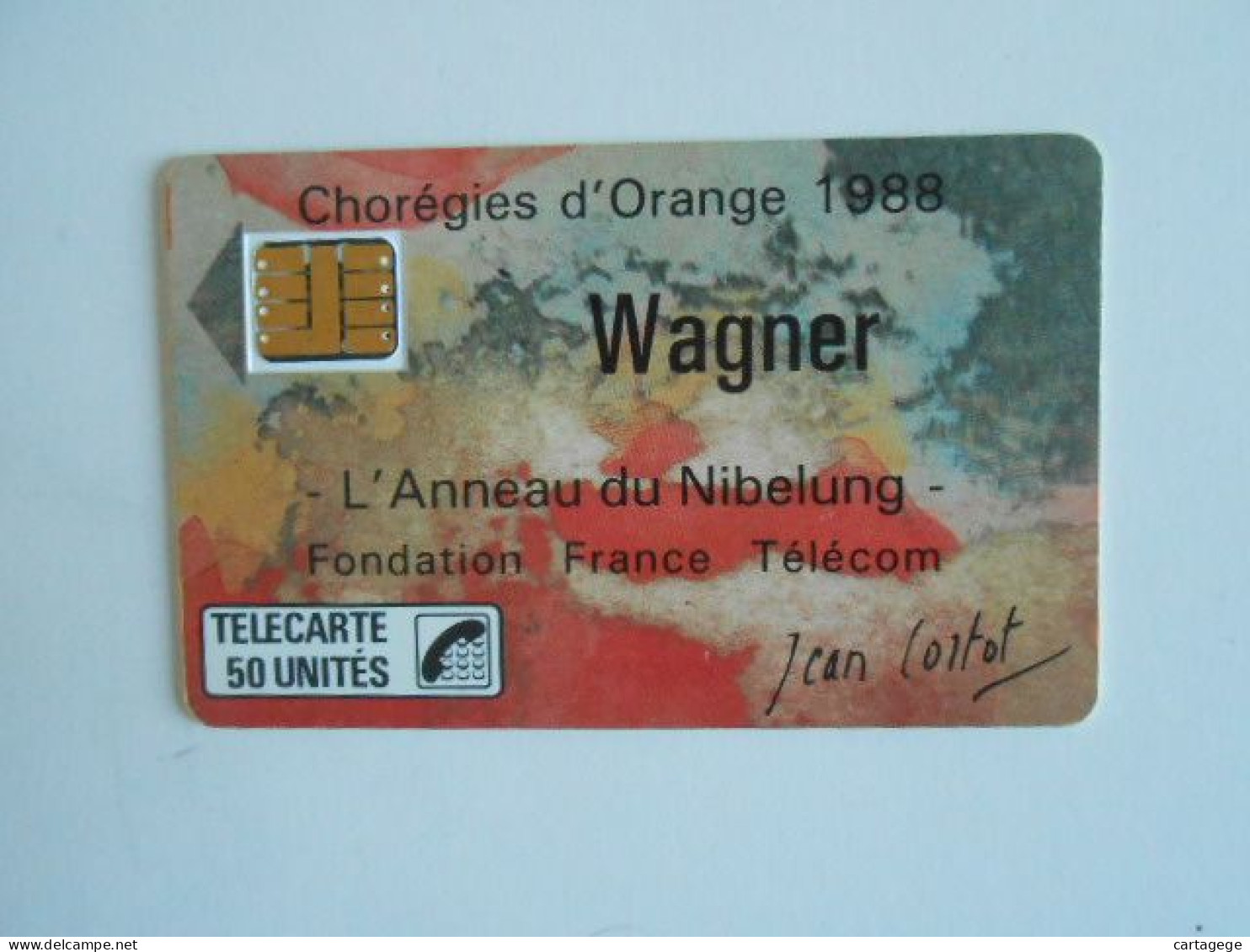 TELECARTE FRANCE F23A WAGNER 50U SC3 - 1988