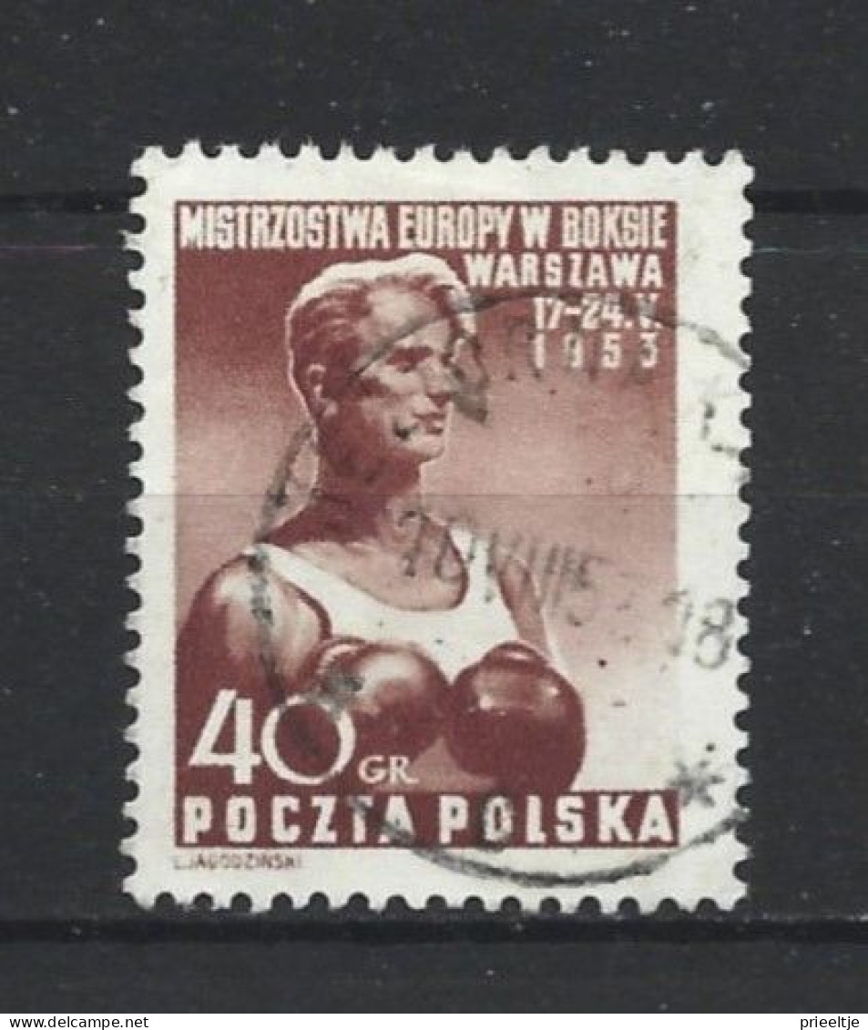 Poland 1953 Boxing Y.T. 706 (0) - Oblitérés