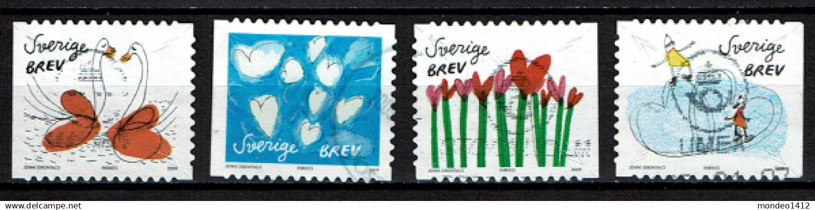 Sweden 2009 - Greetings, Timbres De Messages -  Used - Gebraucht