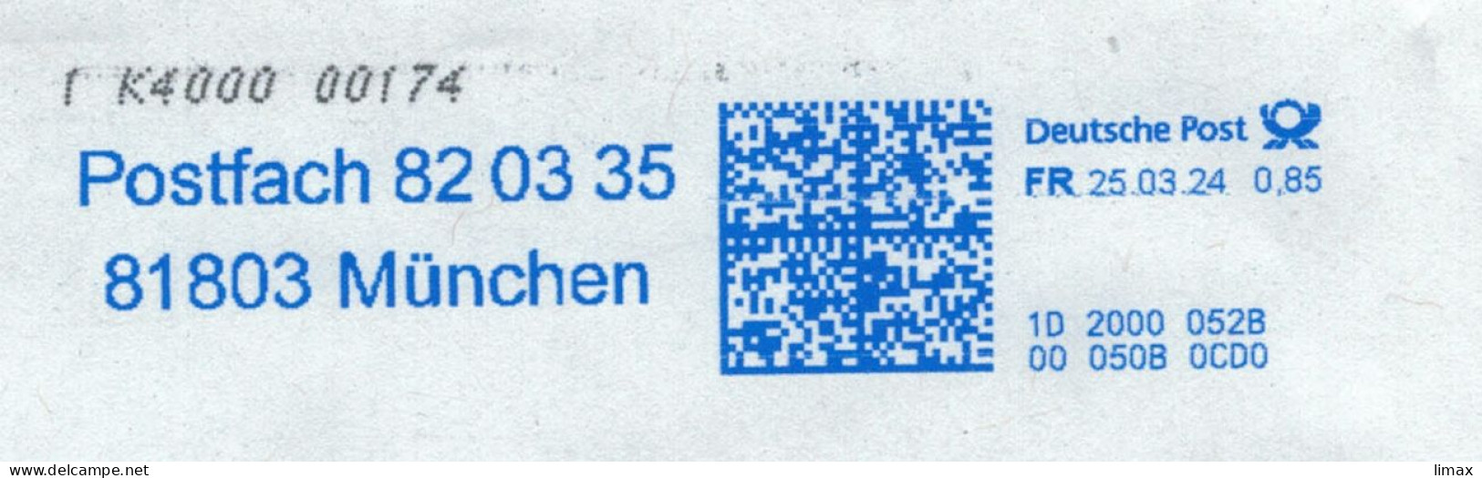 81803 München POB 820335 2024 Frankit - Maschinenstempel (EMA)