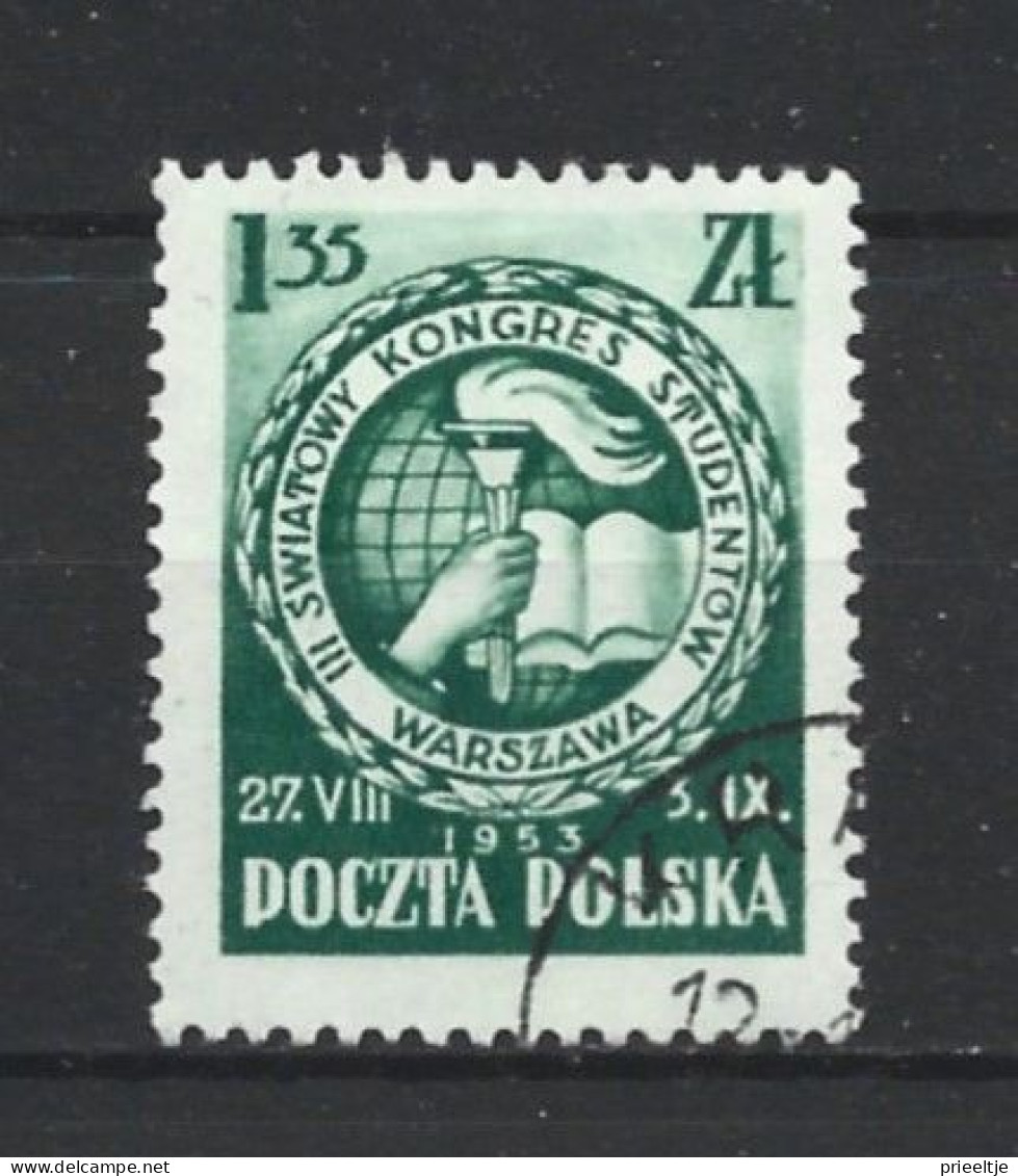Poland 1953 Students Congress Y.T. 716 (0) - Oblitérés