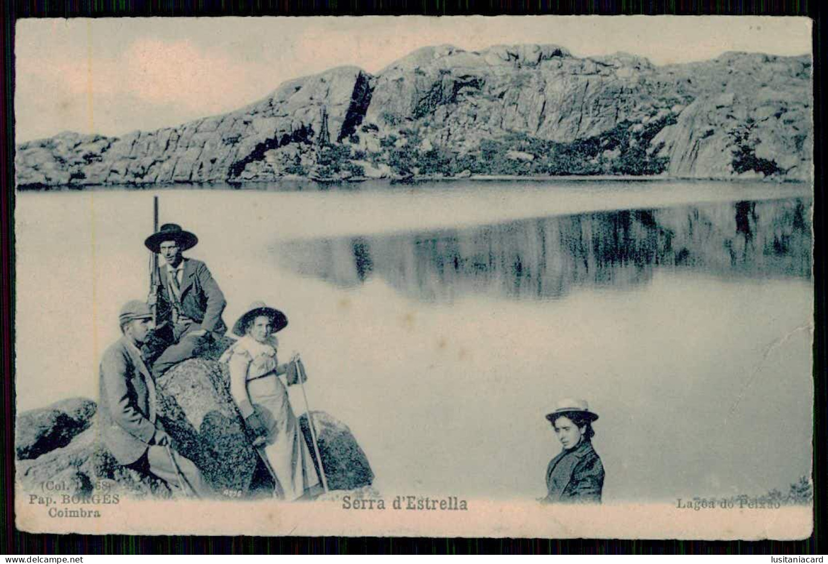 SERRA DA ESTRELA - Serra D'Estrella -Lagôa Do Peixão. ( Ed. Pap. Borges Col. D 68 ) Carte Postale - Guarda