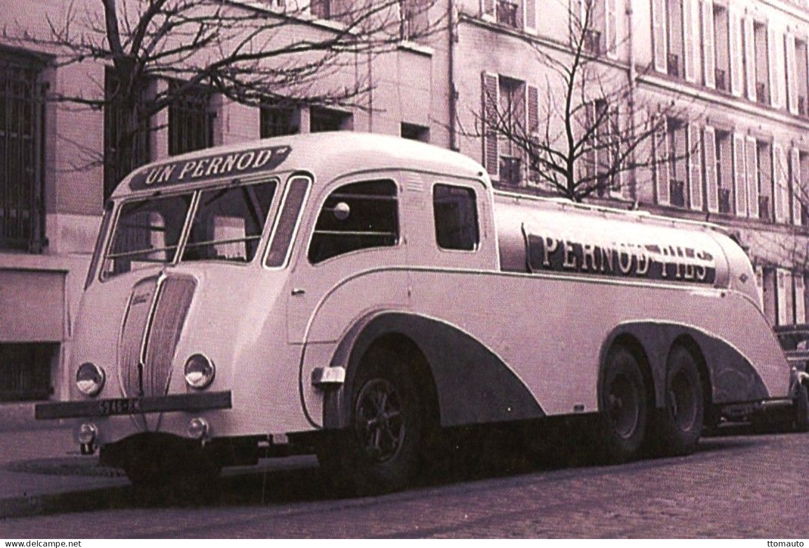 Camion Citerne Latil Avec Publicité Pour 'Pernod Pils'  -  15x10cms PHOTO - Trucks, Vans &  Lorries