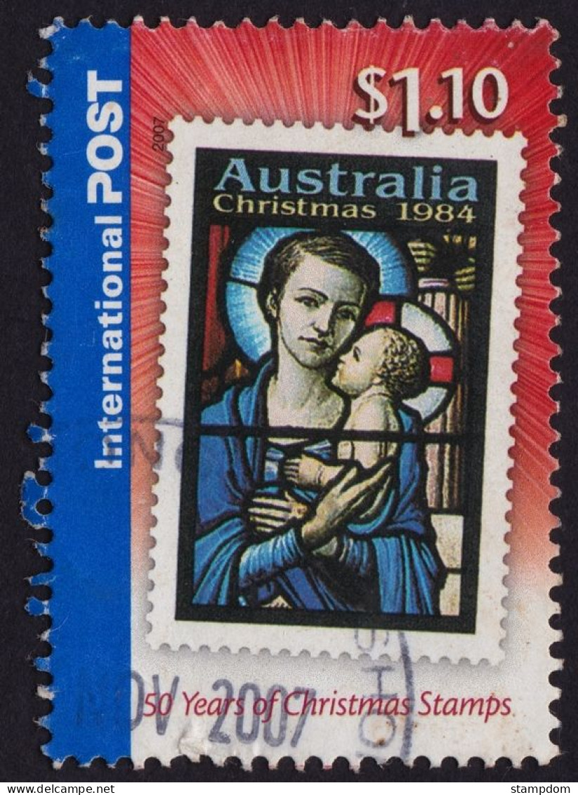 AUSTRALIA 2007 Christmas $1.10 Christmas Stamps Sc#2760 USED @O246 - Usati