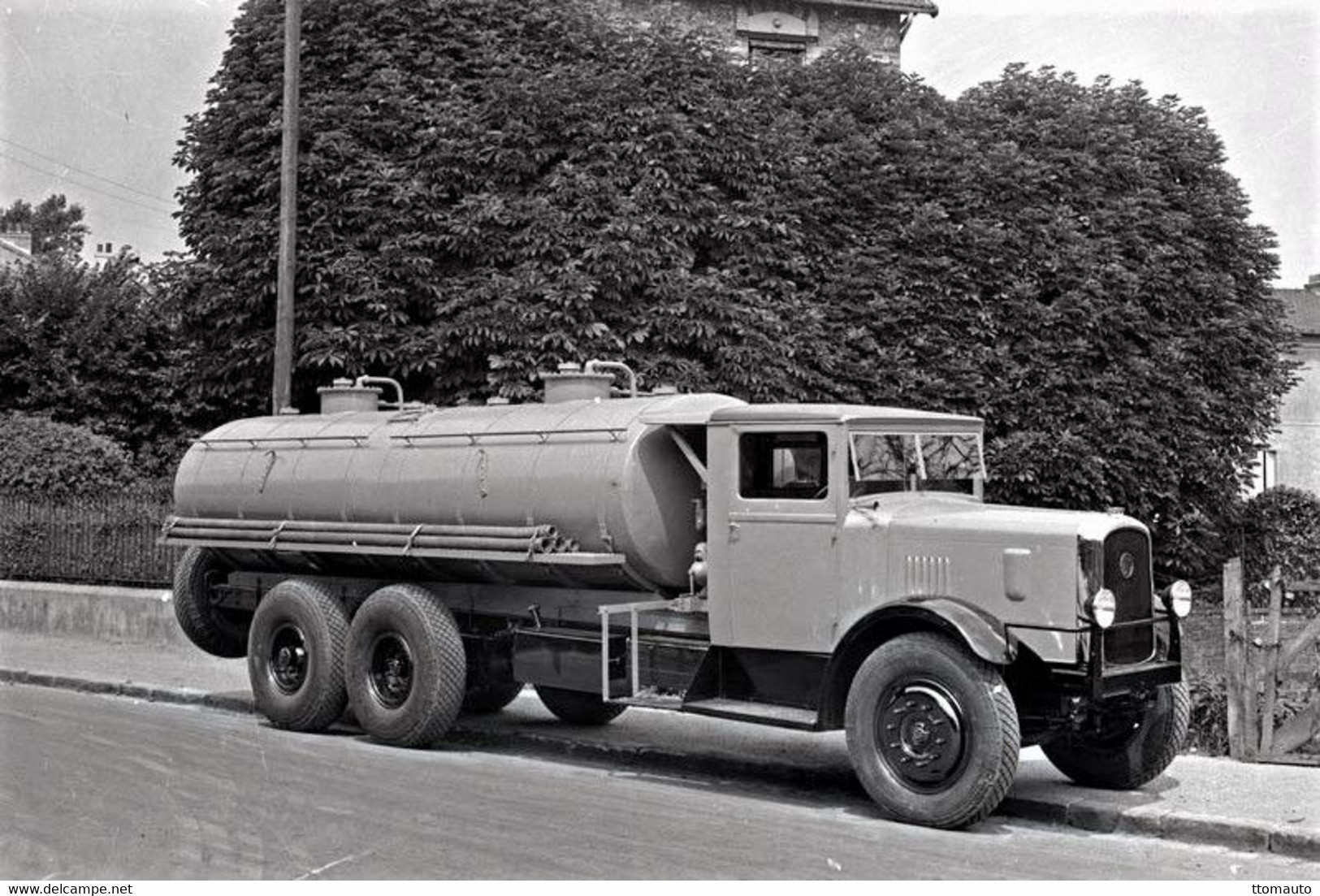 Latil V3Y10 Ancien Camion  Citerne (1933)  -  15x10cms PHOTO - Camion, Tir