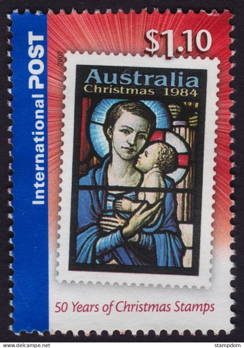 AUSTRALIA 2007 Christmas $1.10 Christmas Stamps Sc#2760 USED @O315 - Usati