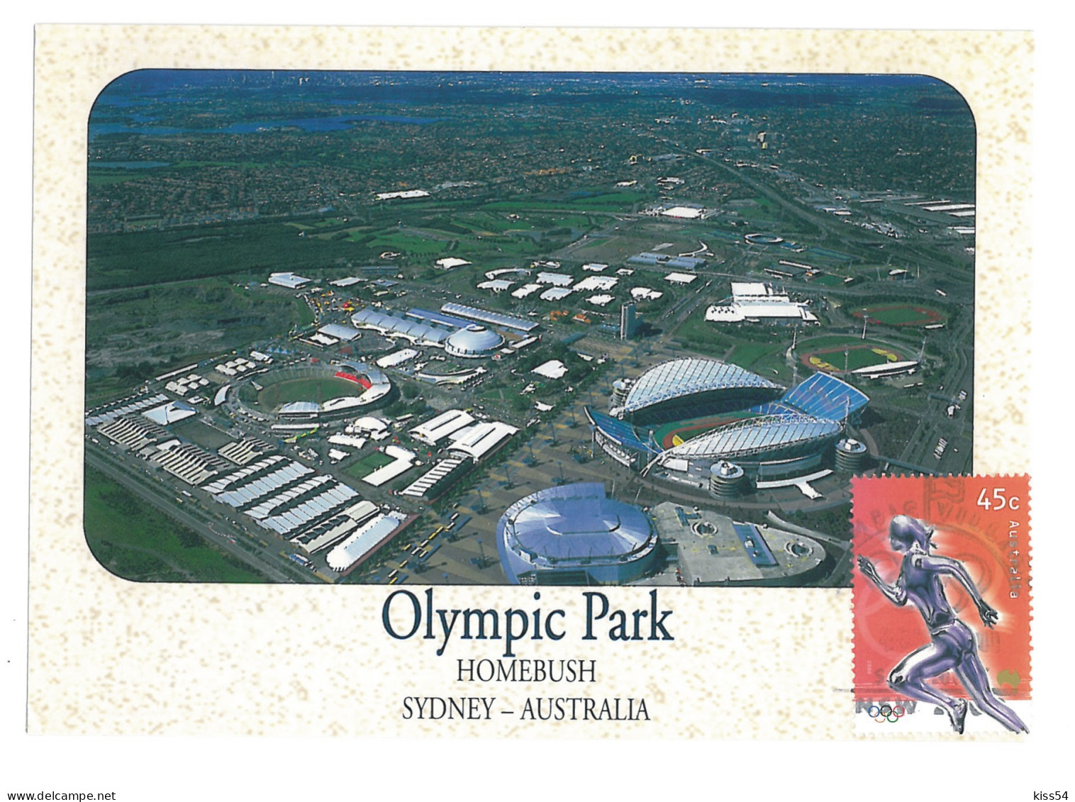 MAX 44 - 28 OLIMPIC PARK, HOMEBUSH, Sydney Australia - Maximum Card - 2000 - Verano 2000: Sydney
