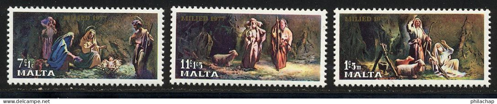 Malte 1977 Yvert 554 / 556 ** TB - Malta