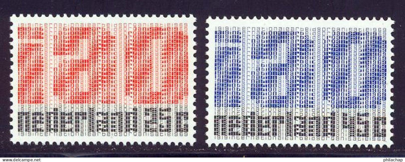 Pays-Bas 1969 Yvert 886 / 887 ** TB - Ungebraucht