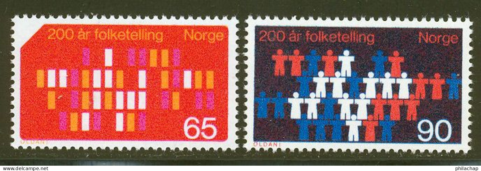 Norvege 1969 Yvert 556 / 557 ** TB Bord De Feuille - Unused Stamps