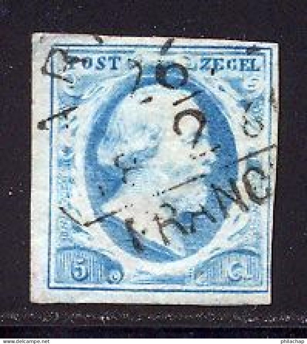 Pays-Bas 1852 Yvert 1 (o) B Oblitere(s) - Used Stamps