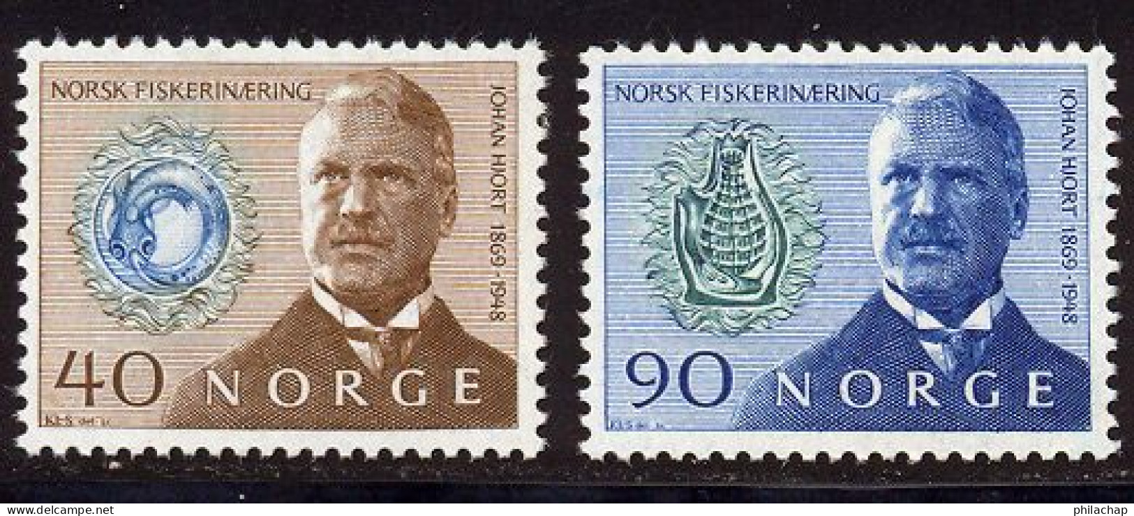 Norvege 1969 Yvert 540 / 541 ** TB - Nuovi