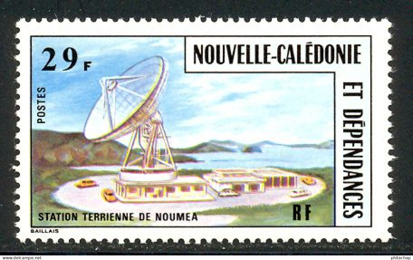 Nouvelle-Caledonie 1977 Yvert 408 ** TB Coin De Feuille - Nuevos