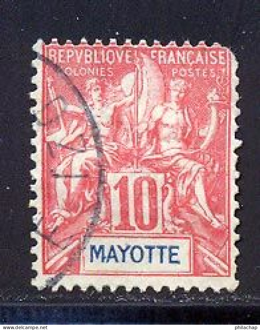 Mayotte 1900 Yvert 15 (o) B Oblitere(s) - Oblitérés