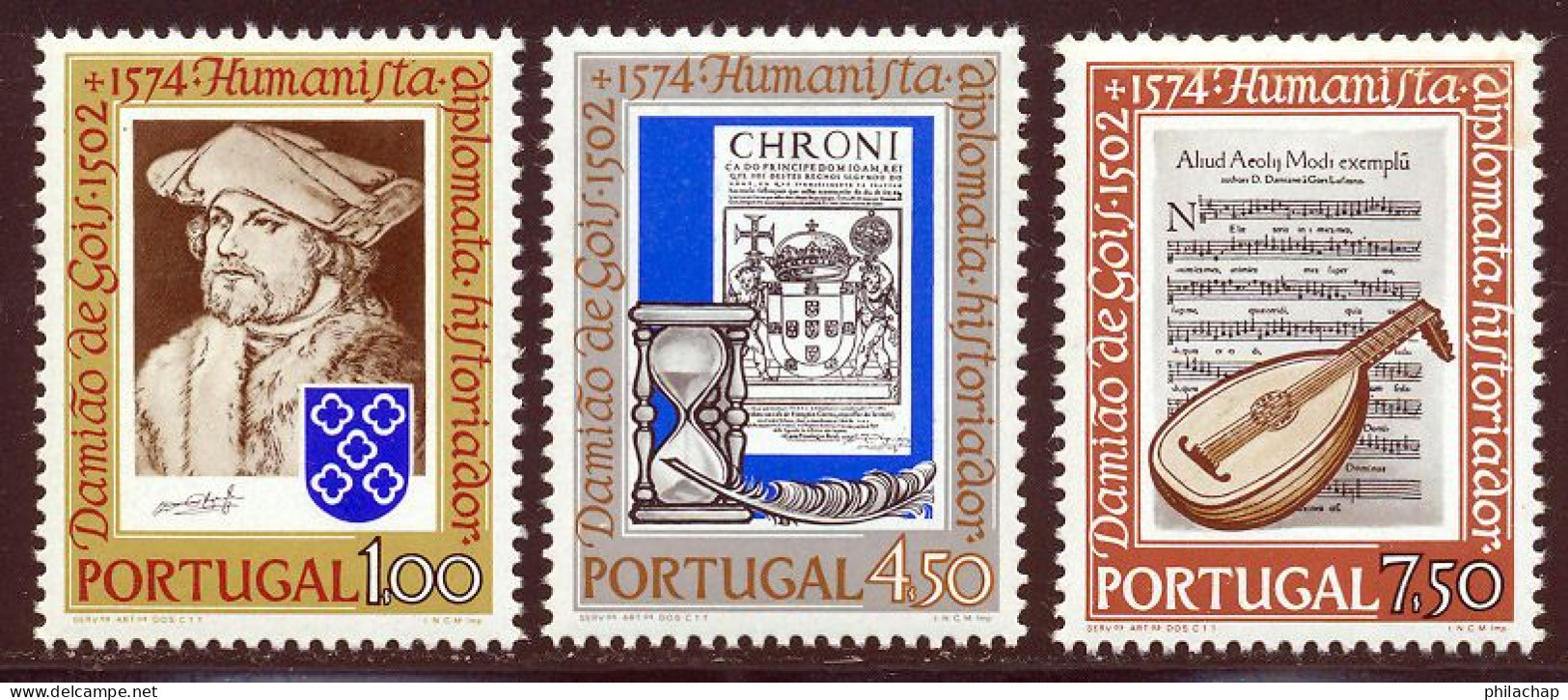 Portugal 1974 Yvert 1208 / 1210 ** TB - Unused Stamps