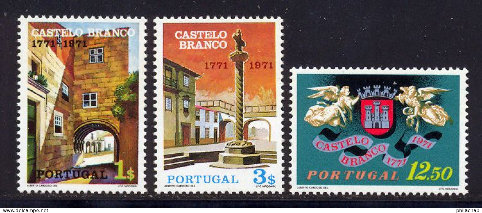 Portugal 1971 Yvert 1123 / 1125 ** TB - Neufs