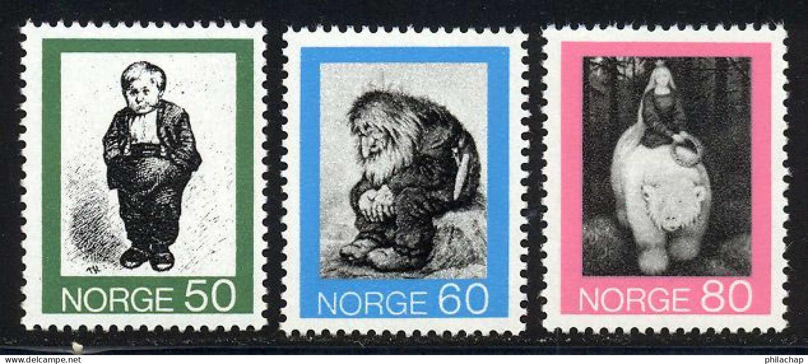 Norvege 1972 Yvert 611 / 613 ** TB - Neufs
