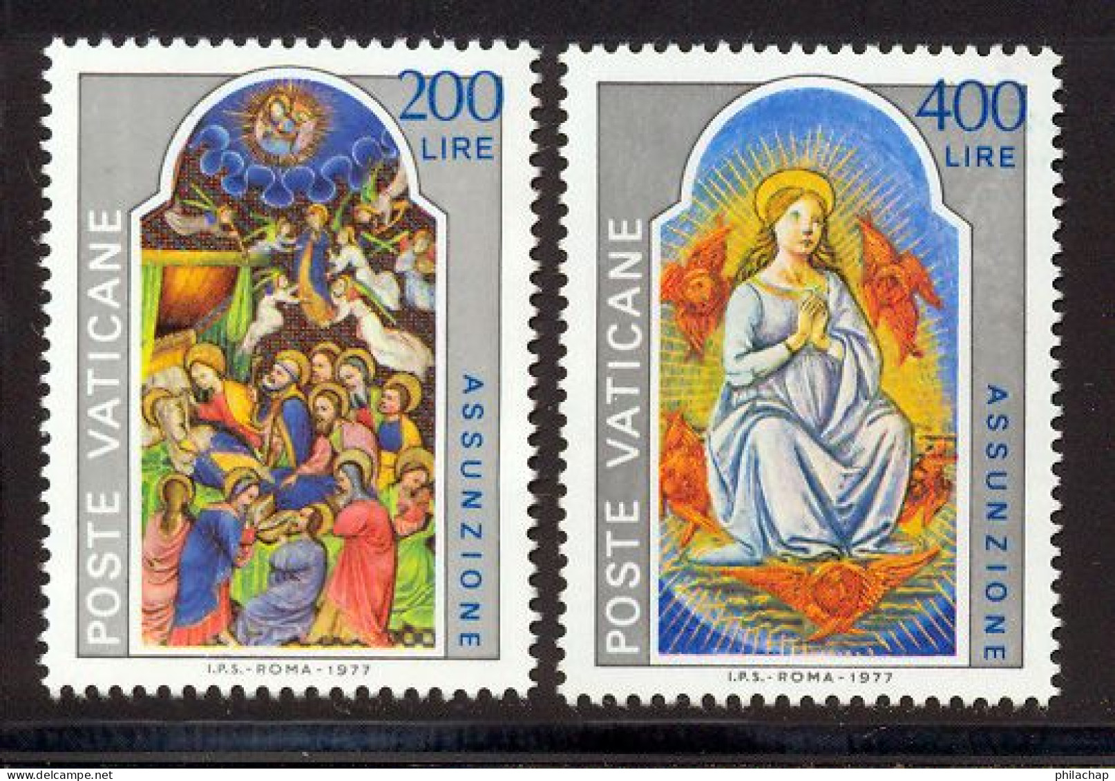 Vatican 1977 Yvert 636 / 637  ** TB - Unused Stamps