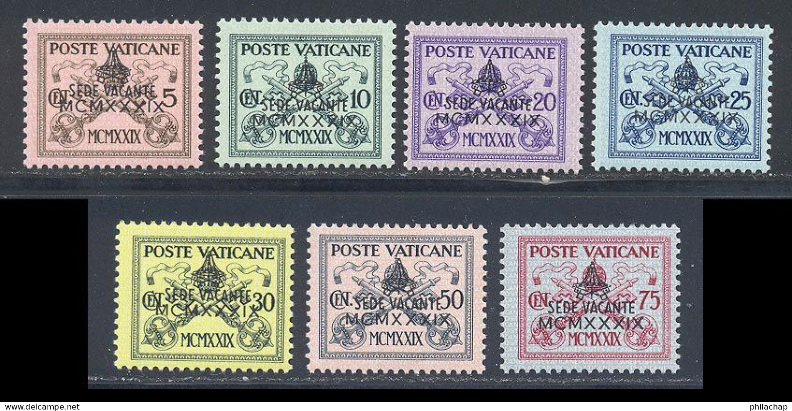 Vatican 1939 Yvert 85A / 85G ** TB - Nuevos