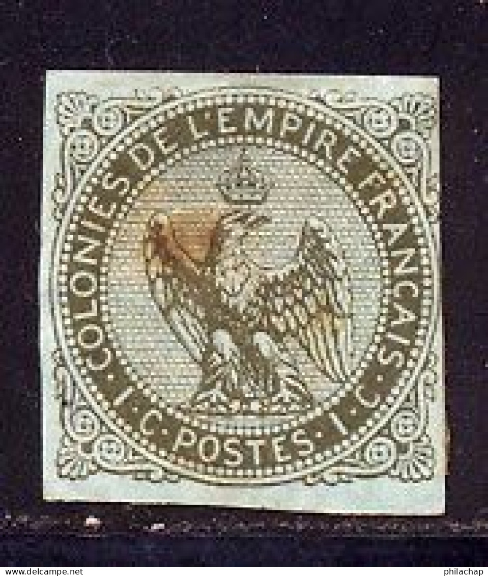 Colonies Generales 1859 Yvert 1 * B Charniere(s) - Eagle And Crown