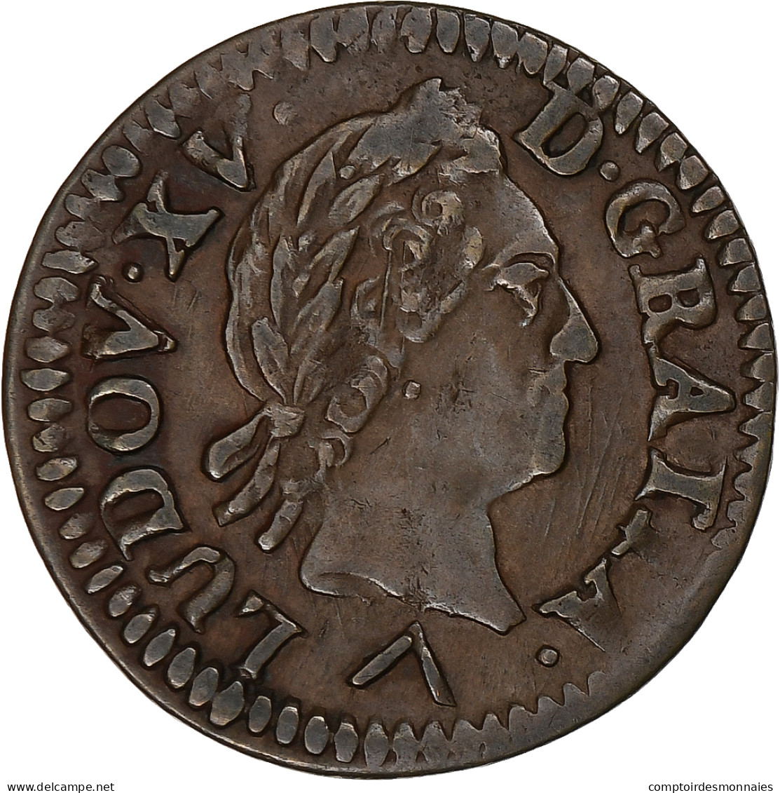 France, Louis XV, Liard à La Tête Laurée, 1773, Lille, Cuivre, TTB+ - 1715-1774 Ludwig XV. Der Vielgeliebte