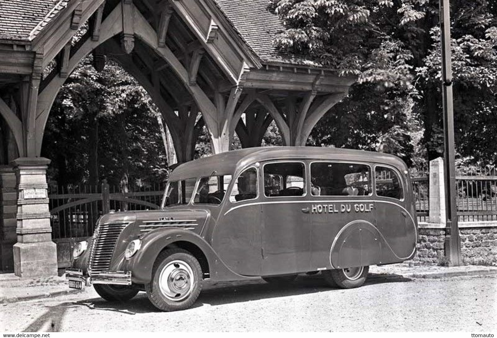 Latil Autobus -  Hotel Du Golf  - 15x10cms PHOTO - Buses & Coaches