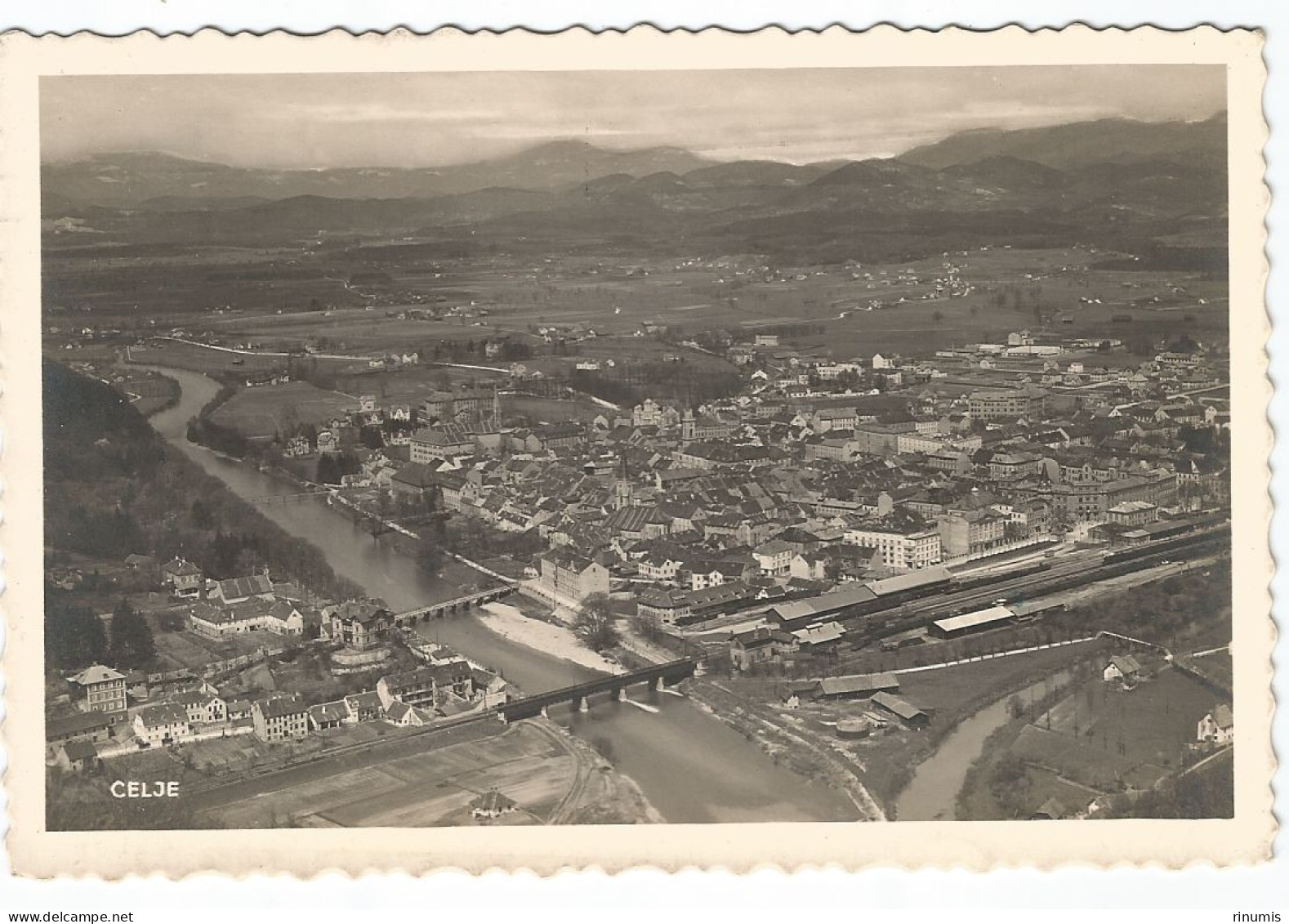 Celje Panorama 1940 Used - Slowenien