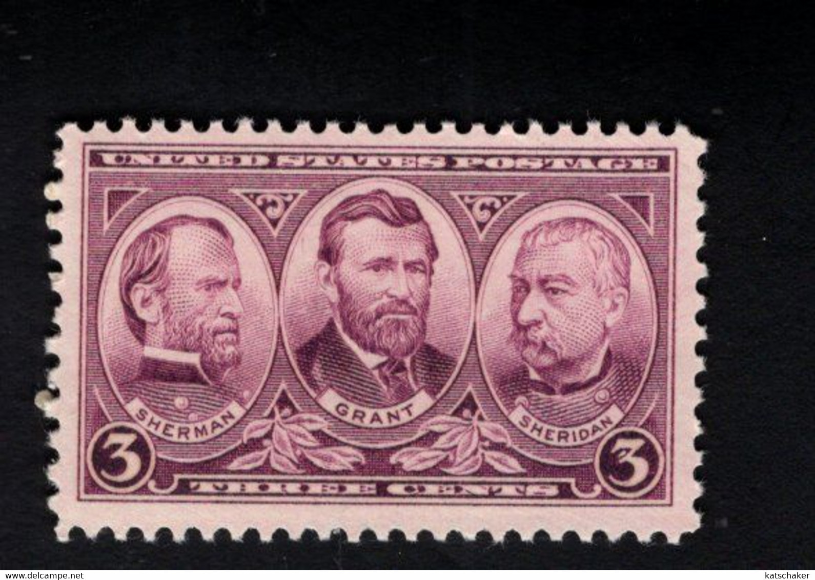 203698236 1937  SCOTT 787 (XX) POSTFRIS MINT NEVER HINGED - ARMY ISSUE - SHERMANN - GRANT - SHERIDAN - Ungebraucht