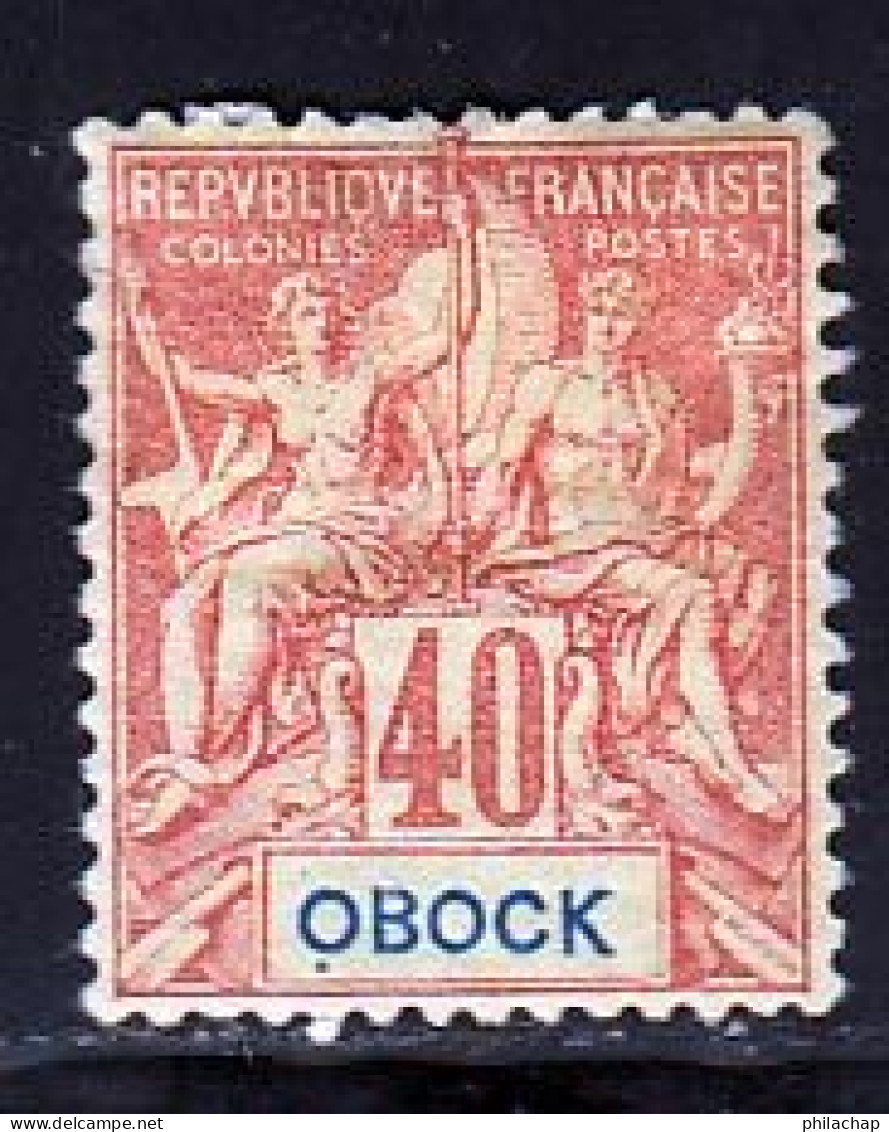 Obock 1892 Yvert 41 * TB Charniere(s) - Nuovi