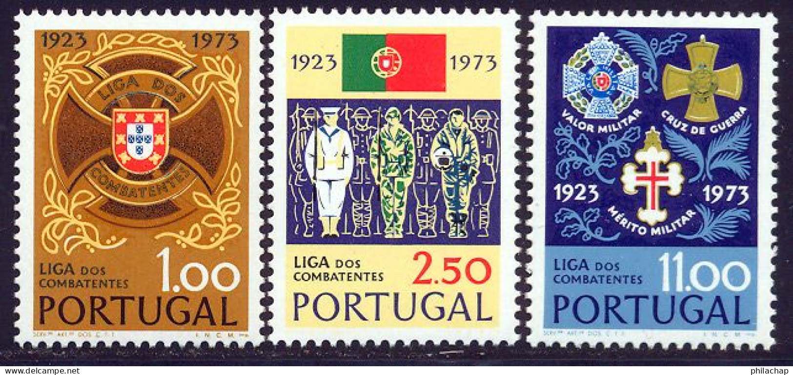 Portugal 1973 Yvert 1203 / 1205 ** TB - Unused Stamps