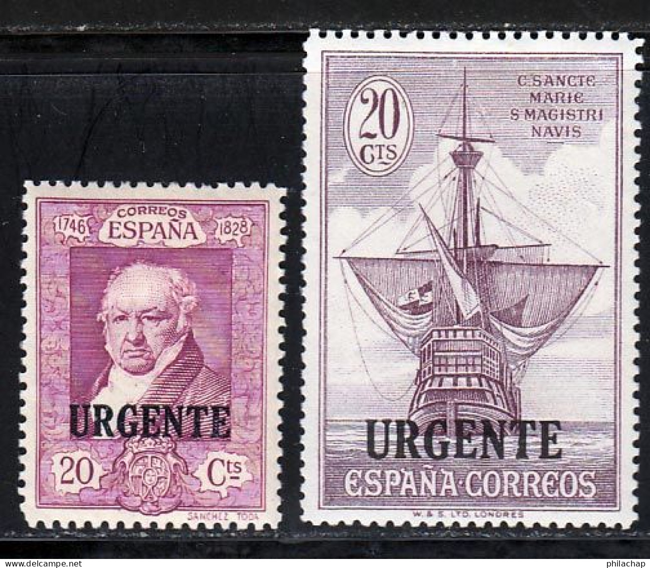 Espagne Express 1930 Yvert 8 - 11 * TB Charniere(s) - Correo Urgente