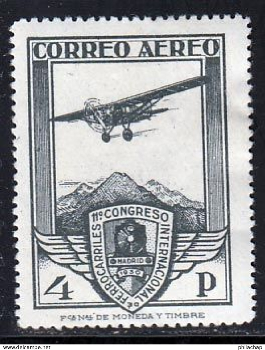 Espagne PA 1930 Yvert 55 * TB Charniere(s) - Nuevos