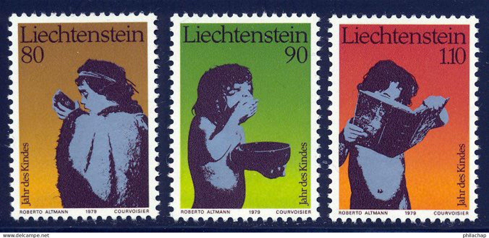 Liechtenstein 1979 Yvert 666 / 668 ** TB - Ungebraucht
