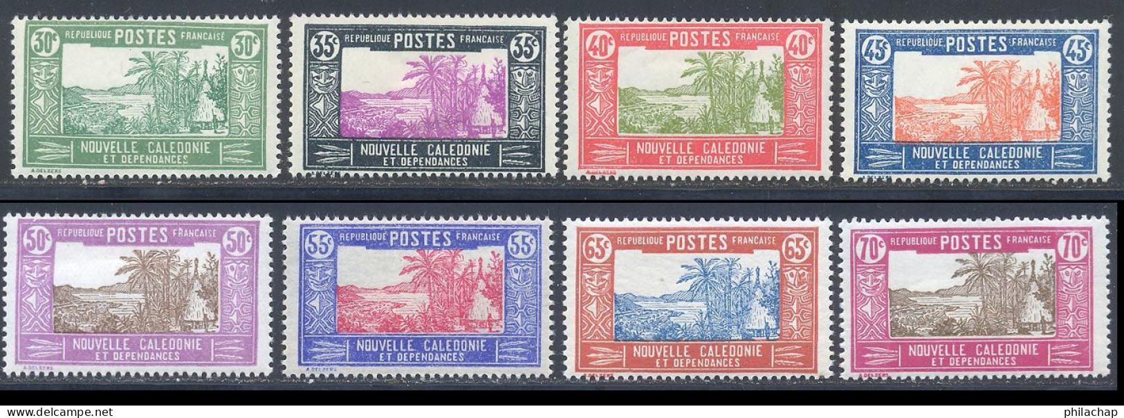 Nouvelle-Caledonie 1928 Yvert 147 / 151A * TB Charniere(s) - Ongebruikt