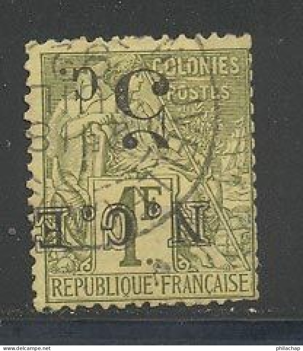 Nouvelle-Caledonie 1886 Yvert 10a (o) B Oblitere(s) - Oblitérés