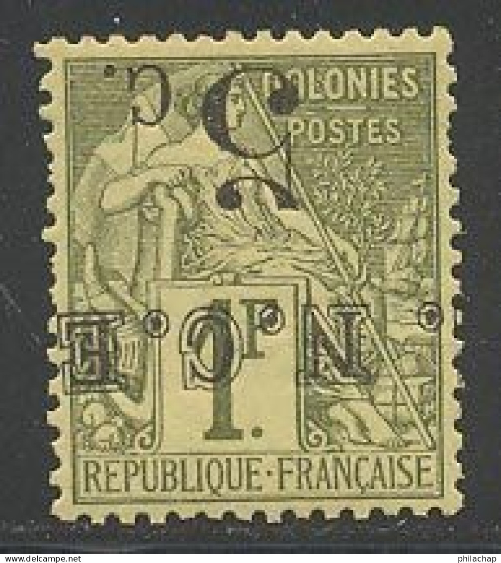 Nouvelle-Caledonie 1886 Yvert 10a * TB Charniere(s) - Ungebraucht